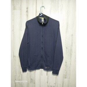 Zumba Wear Mr. Right Navy Blue Full Zip Sweatshirt Jacket Size Medium